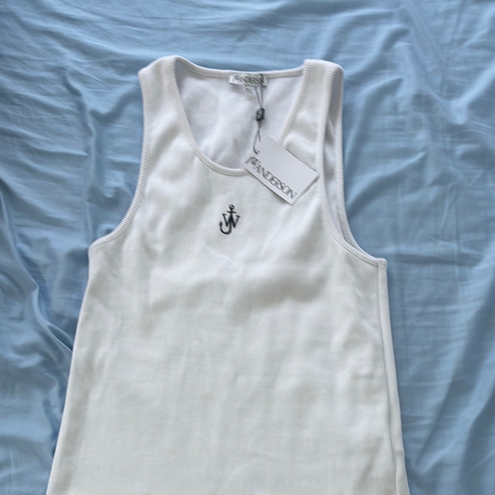 JW Anderson White Sleeveless Top